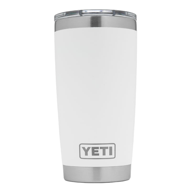 YETI Rambler - 20oz Duracoat - White | Rogue Fitness